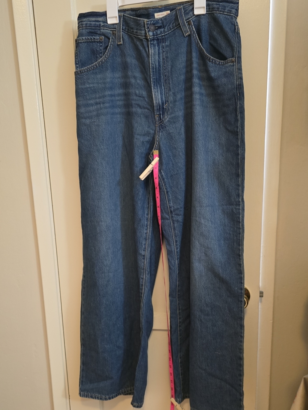 Levi's Cinch Baggy Blue Jeans 32x31